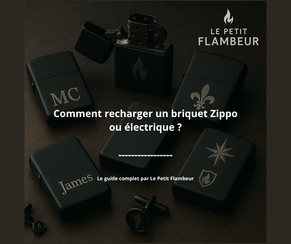 Comment recharger un briquet Zippo ou électrique ?
