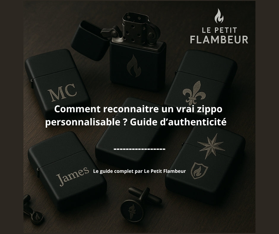 Comment reconnaitre un vrai Zippo personnalisable ? Guide d'authenticité