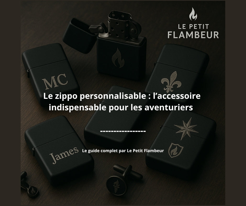 Le Zippo personnalisable : l'accessoire indispensable pour les aventuriers