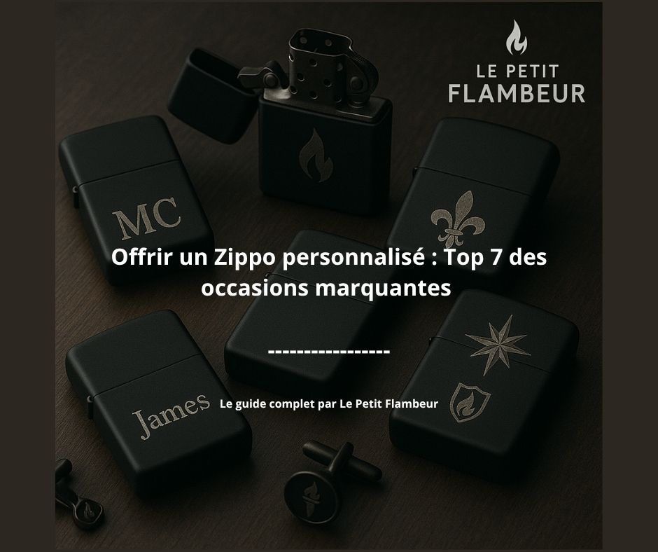 Offrir un Zippo personnalisé : Top 7 des occasions marquantes