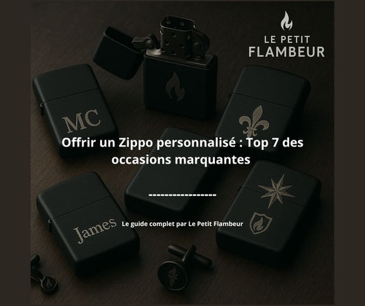 Offrir un Zippo personnalisé : Top 7 des occasions marquantes