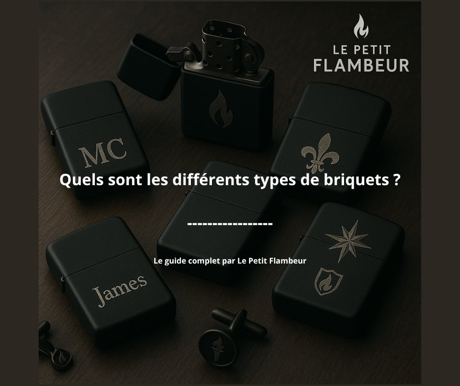Quels sont les différents types de briquets ?