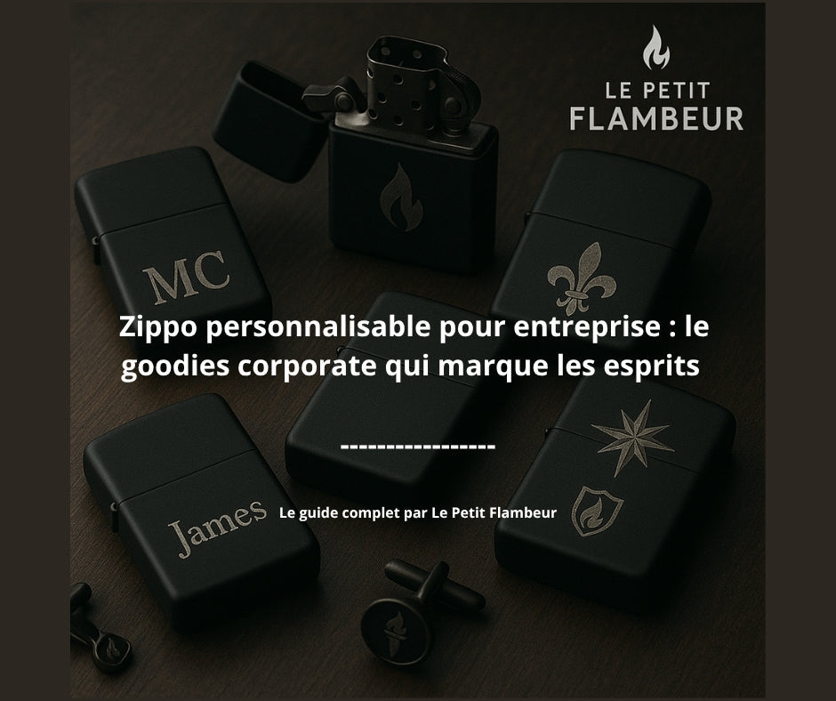 Zippo personnalisable pour entreprise : le goodies corporate qui marque les esprits