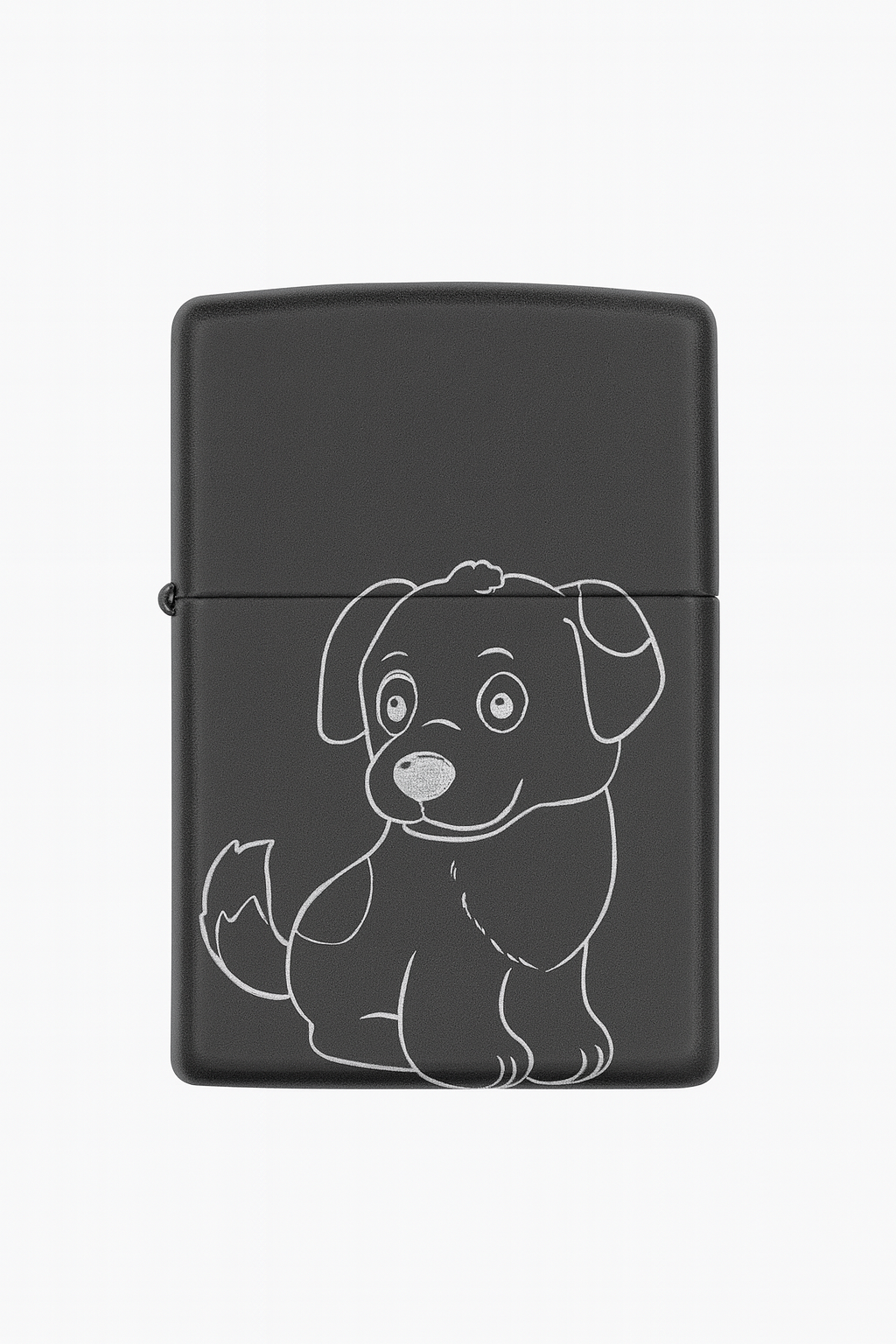 Briquet Tempête Gravé Chien