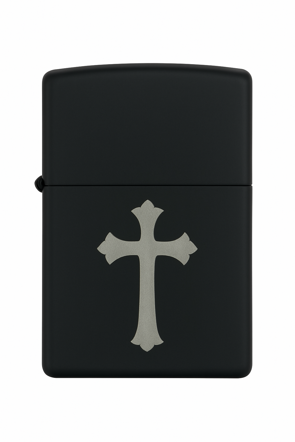 Briquet Tempête Gravé Croix Gothique