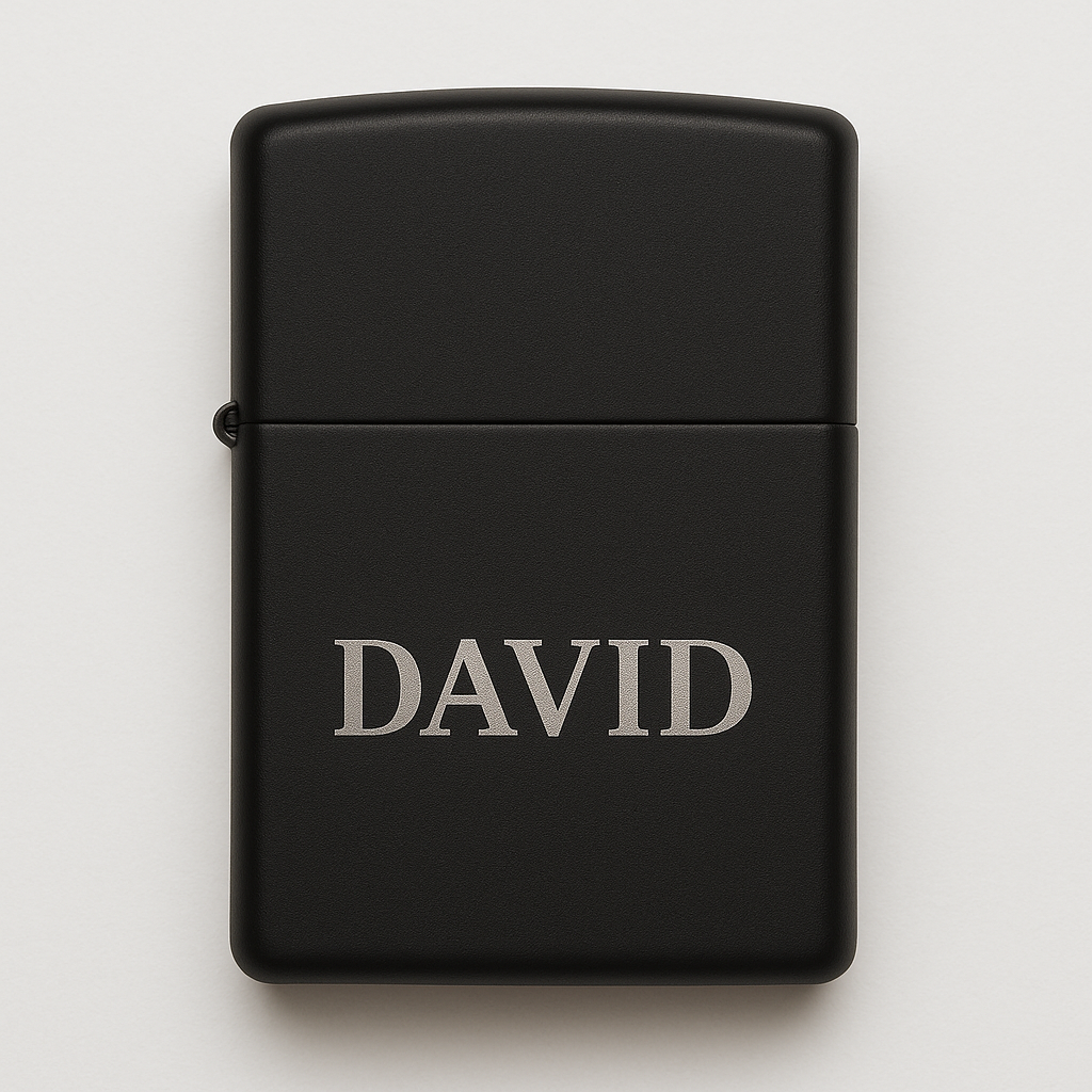 Briquet Tempête Gravé David