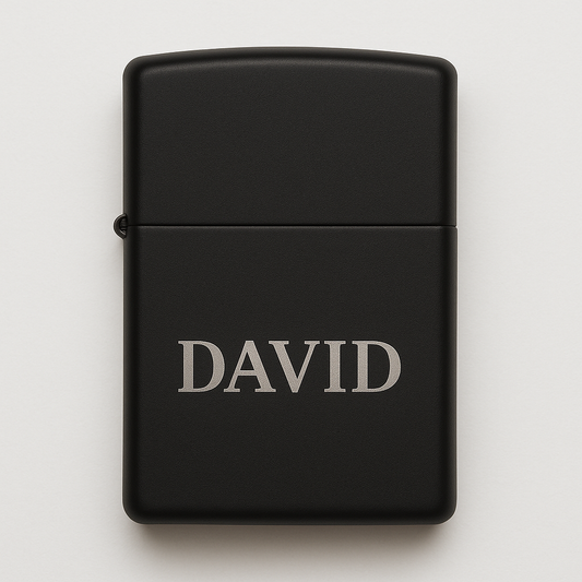 Briquet Tempête Gravé David