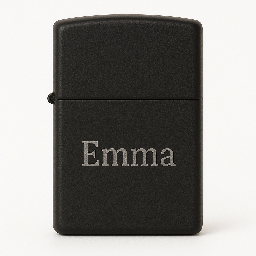 Briquet Tempête Gravé Emma