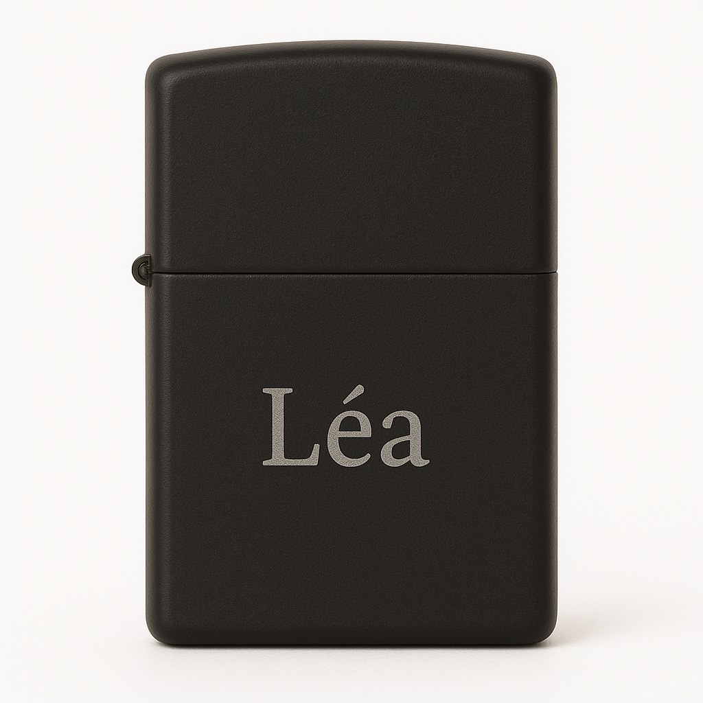 Briquet Tempête Gravé Léa