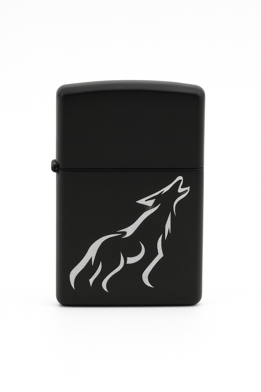 Briquet Tempête Gravé Loup
