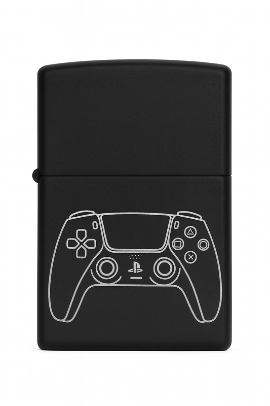 Briquet Tempête Gravé Manette de Jeu