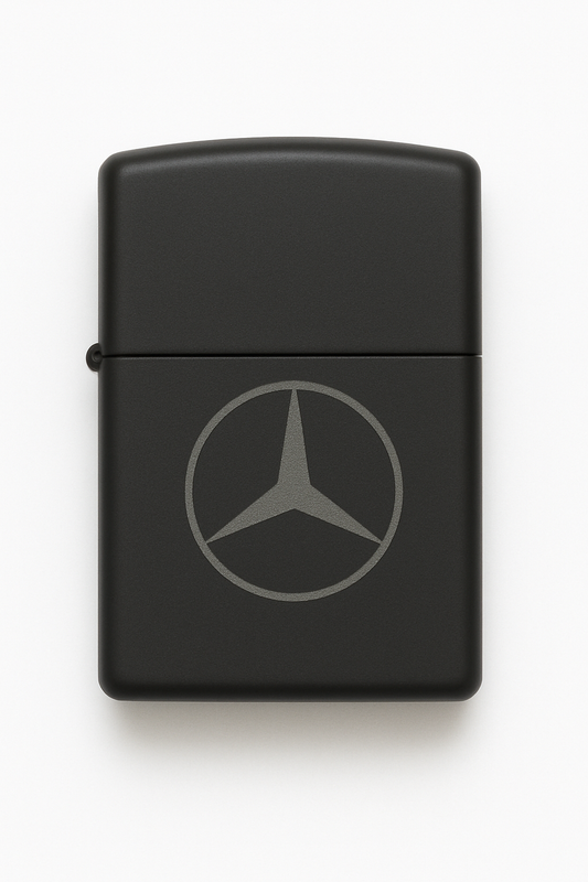 Briquet Tempête Gravé Mercedes