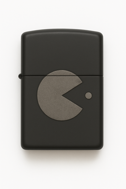 Briquet Tempête Gravé Pac-Man
