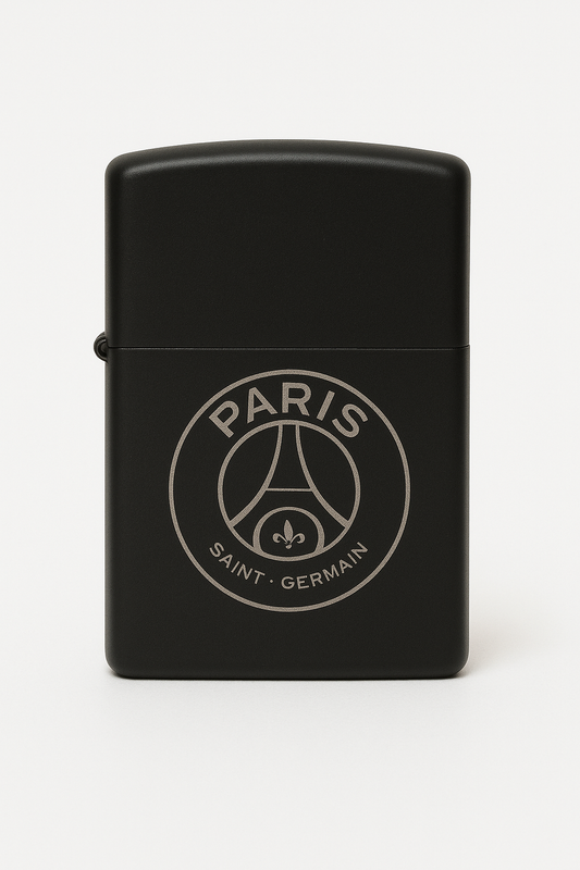 Briquet Tempête Gravé Paris Saint-Germain