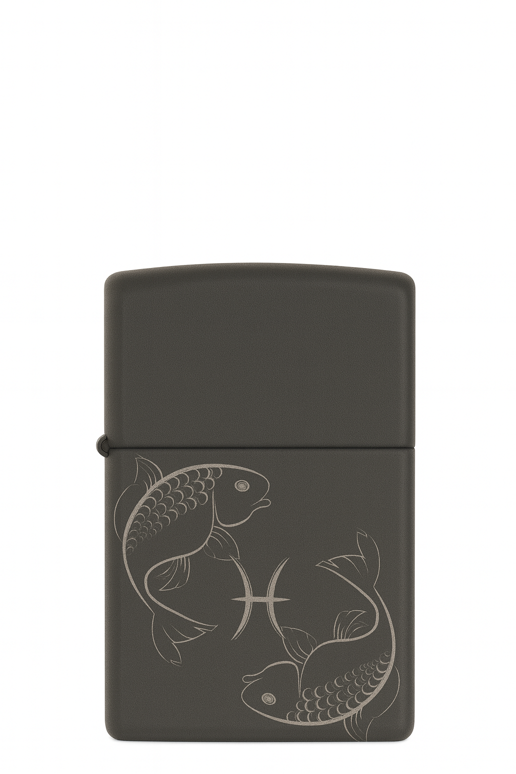 Briquet Tempête Gravé Poissons