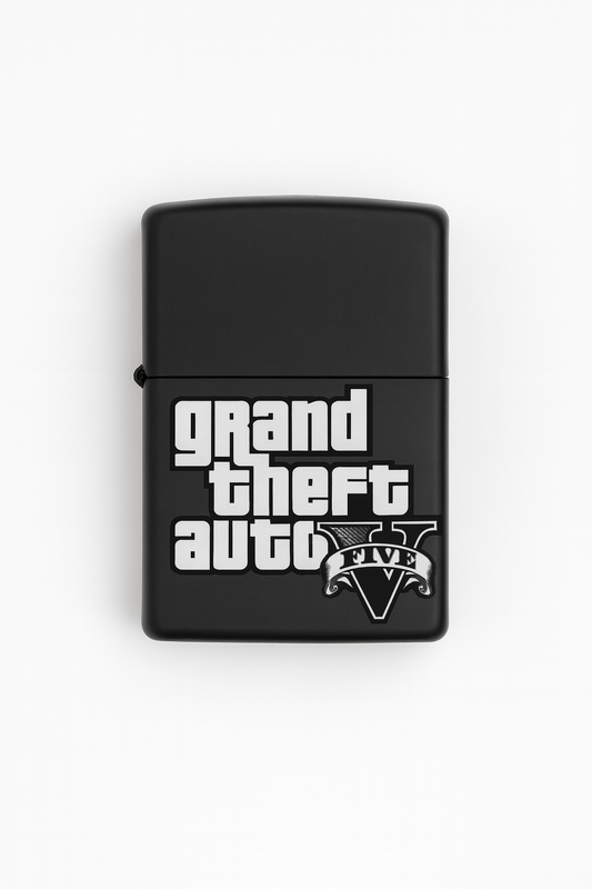 Briquet Tempête Gravé Style Jeu Vidéo