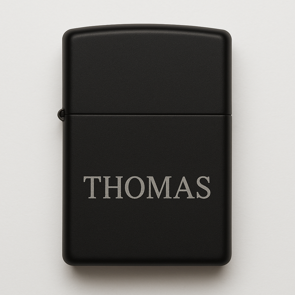 Briquet Tempête Gravé Thomas