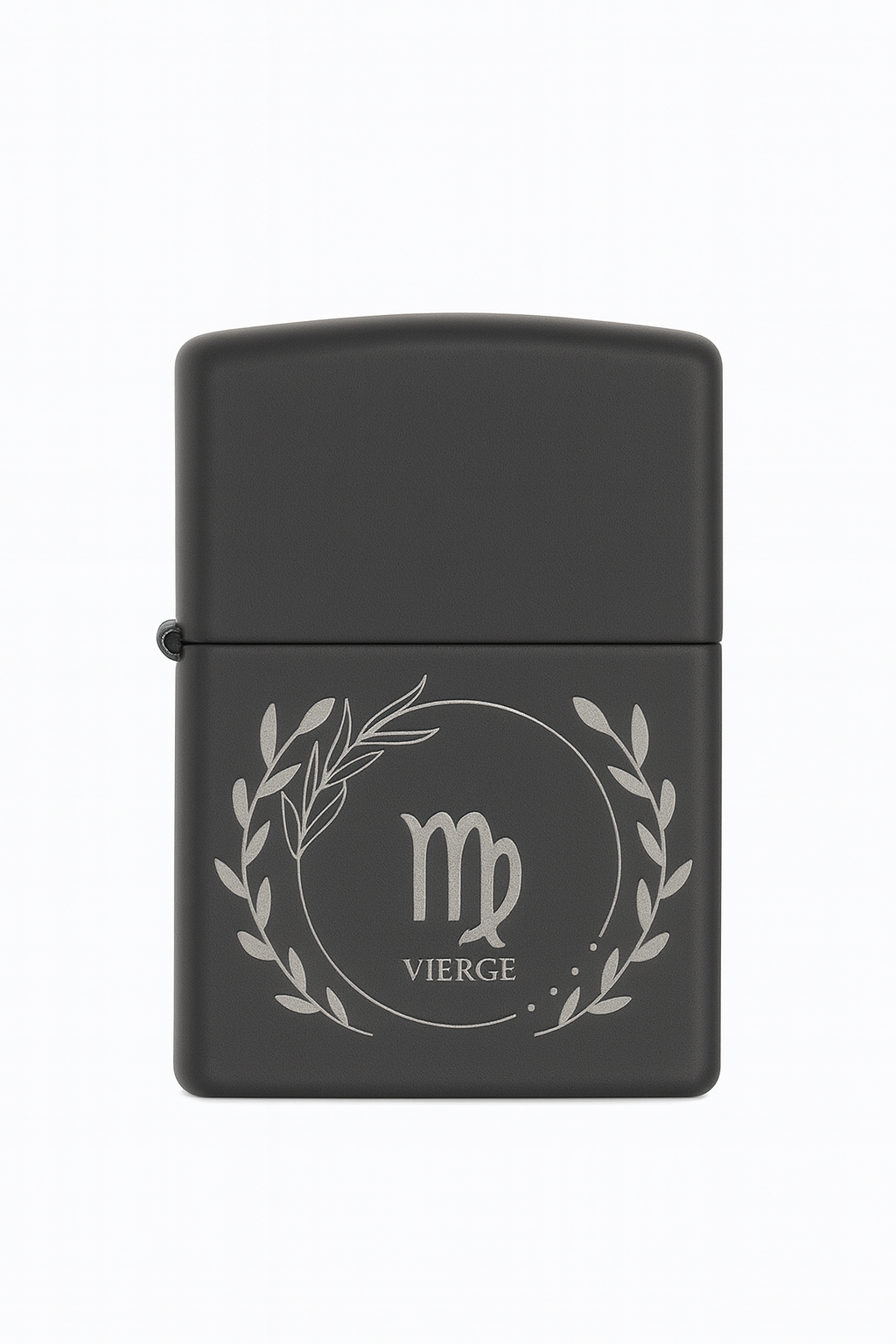 Briquet Tempête Gravé Vierge