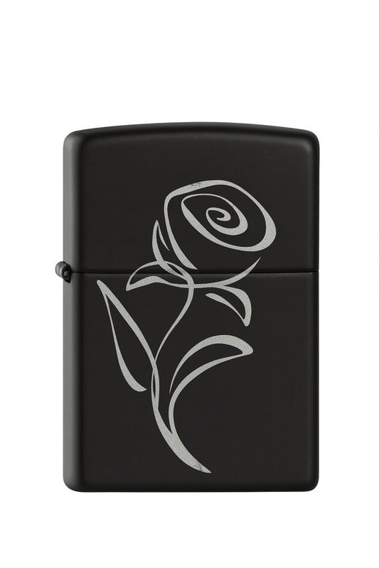 Briquet Zippo fleurs