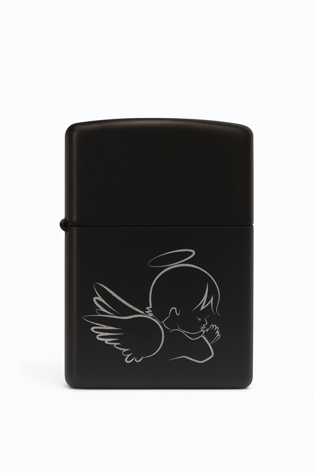 Briquet Tempête Gravé Ange et Démon